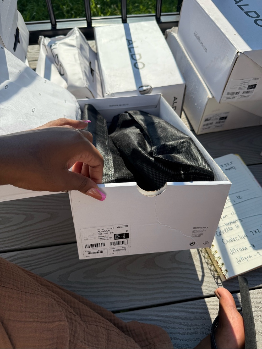 NEW- ALDO Aleaden men’s black dress shoes - Picture 6 of 6